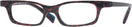Rectangle Rouge Memphis Alain Mikli A03096 Single Vision Half Frame View #1