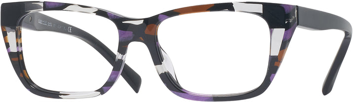 Cat Eye Black Fuxia/crystal/black Alain Mikli A03111 Computer Style Progressive View #1