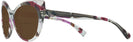 Cat Eye Crystal Waves Violet Brown Alain Mikli A05032 Bifocal Reading Sunglasses View #3