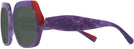 Oversized Violet Rouge Mikli Alain Mikli A05054 Progressive No Line Reading Sunglasses View #3