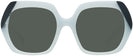 Oversized Pointelle White/noir Mikli Alain Mikli A05054 Progressive No Line Reading Sunglasses View #2