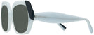 Oversized Pointelle White/noir Mikli Alain Mikli A05054 Progressive No Line Reading Sunglasses View #3