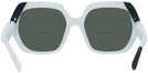 Oversized Pointelle White/noir Mikli Alain Mikli A05054 Bifocal Reading Sunglasses View #4