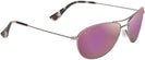 Aviator Silver/Rose Gold Maui Jim Baby Beach 245 View #1