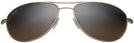 Aviator Gold Maui Jim Baby Beach 245 View #2