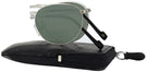 Round Nickel Bat Wings Vigilance Progressive No Line Reading Sunglasses View #1