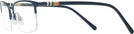 Rectangle Matte Blue Burberry 1323 Progressive No-Lines View #3