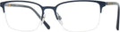 Rectangle Matte Blue Burberry 1323 Progressive No-Lines View #1