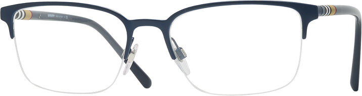 Rectangle Matte Blue Burberry 1323 Progressive No-Lines View #1