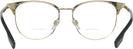 Square Light Gold/black Burberry 1355 Bifocal View #4