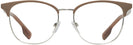 Square Silver/brown Burberry 1355 Computer Style Progressive View #2