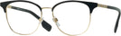 Square Light Gold/black Burberry 1355 Computer Style Progressive View #1