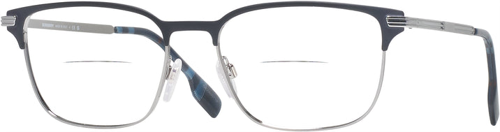Rectangle Blue Burberry 1372 Bifocal View #1