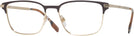 Rectangle Brown Burberry 1372 Single Vision Full Frame View #1