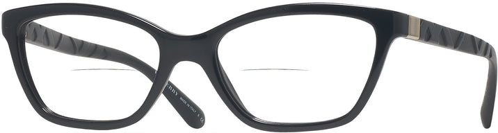 Cat Eye Black Burberry 2221 Bifocal View #1