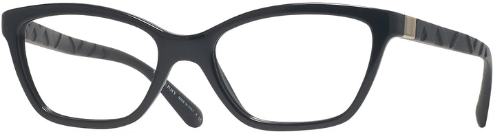 Cat Eye Black Burberry 2221 Computer Style Progressive View #1