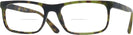 Rectangle Green Havana Burberry 2240 Bifocal View #1