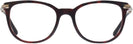 Square Top Havana On Bordeaux Burberry 2255Q Single Vision Full Frame View #2