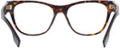 Square Dark Havana Burberry 2301 Progressive No-Lines View #4