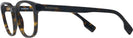 Square Dark Havana Burberry 2344 Single Vision Full Frame View #3