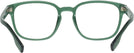 Square Green Burberry 2344 Single Vision Full Frame View #4