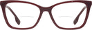 Cat Eye Bordeaux Burberry 2348 Bifocal View #2