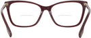 Cat Eye Bordeaux Burberry 2348 Bifocal View #4