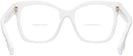 Square White Burberry 2363 Bifocal View #4