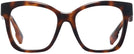 Square Light Havana Burberry 2363 Progressive No-Lines View #2