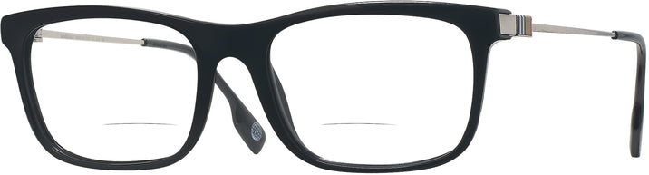 Rectangle Black Burberry 2384 Bifocal View #1