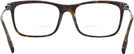 Rectangle Dark Havana Burberry 2384 Bifocal View #4