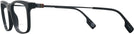 Rectangle Matte Black Burberry 2384 Bifocal View #3