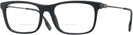 Rectangle Matte Black Burberry 2384 Bifocal View #1
