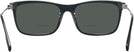 Rectangle Black Burberry 2384 Bifocal Reading Sunglasses View #4