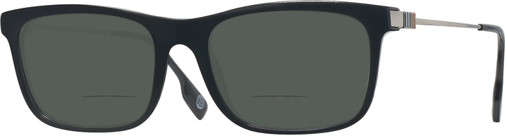 Rectangle Black Burberry 2384 Bifocal Reading Sunglasses View #1