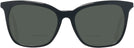 Square Black Burberry 2390 Bifocal Reading Sunglasses View #2