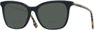 Square Black Burberry 2390 Bifocal Reading Sunglasses View #1