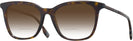 Square Dark Havana Burberry 2390 w/ Gradient Bifocal Reading Sunglasses View #1