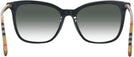 Square Black Burberry 2390 w/ Gradient Progressive No-Line Reading Sunglasses View #4