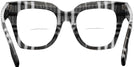 Oversized,Square Check White/black Burberry 4364 Bifocal View #4