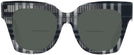 Oversized,Square Check White/black Burberry 4364 Bifocal Reading Sunglasses View #2