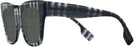 Oversized,Square Check White/black Burberry 4364 Bifocal Reading Sunglasses View #3