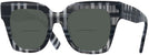 Oversized,Square Check White/black Burberry 4364 Bifocal Reading Sunglasses View #1