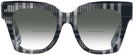 Oversized,Square Check White/black Burberry 4364 w/ Gradient Bifocal Reading Sunglasses View #2