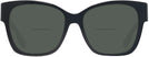 Square Black Burberry 4345 Bifocal Reading Sunglasses View #2