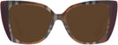 Cat Eye Check Brown/Bordeaux Burberry 4393 Progressive Reading Sunglasses View #2