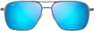 Rectangle Dove Grey/Blue Hawaii Lens Maui Jim Beaches 541 View #2