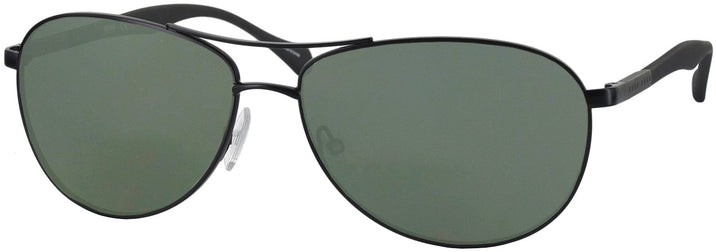 Aviator Matte Black Hugo Boss 0824-S Progressive No Line Reading Sunglasses with Polarized View #1