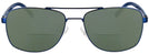 Rectangle Matte Blue Hugo Boss 0762-S Bifocal Reading Sunglasses with Polarized View #2