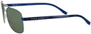 Rectangle Matte Blue Hugo Boss 0762-S Bifocal Reading Sunglasses with Polarized View #3